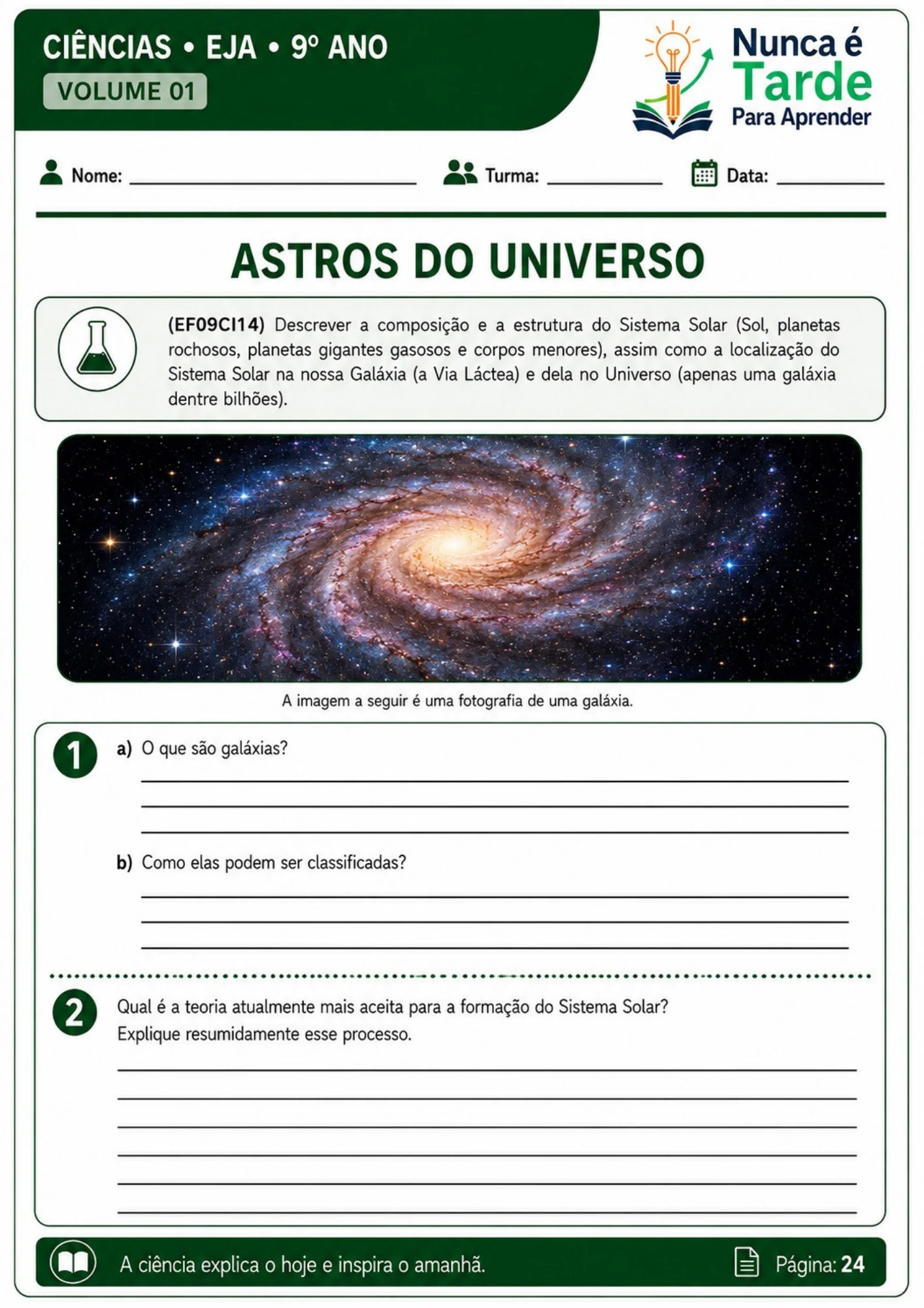Atividade de Ciências EJA 5